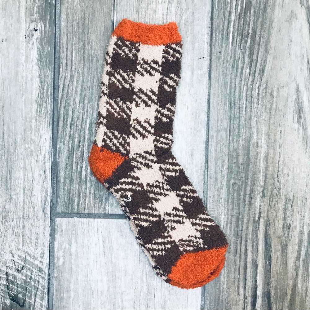 4-Pair Japanese Patchwork Velvety Winter Socks - Picture 8 of 9